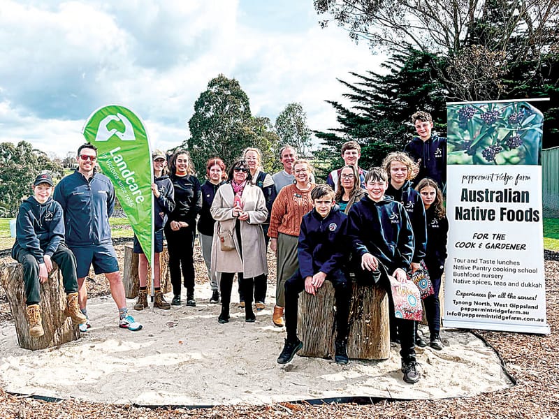 Students bring native food garden to life post image