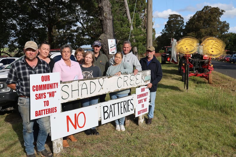 "Go away" - Farming community rejects batteries post image