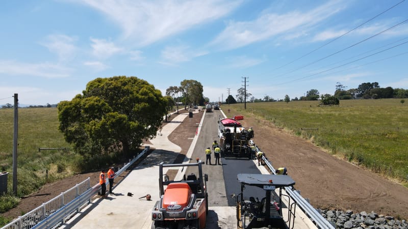 Copelands Rd upgrade works complete post image
