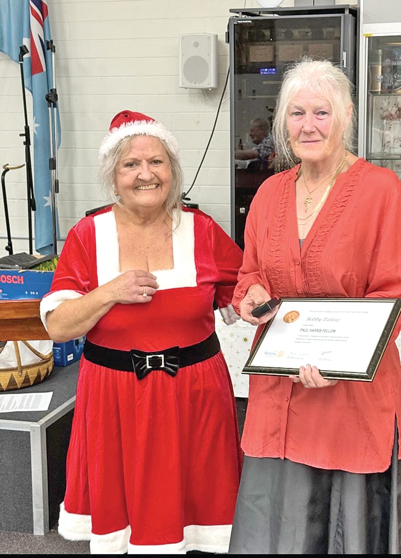 Rotary recognises contributors post image