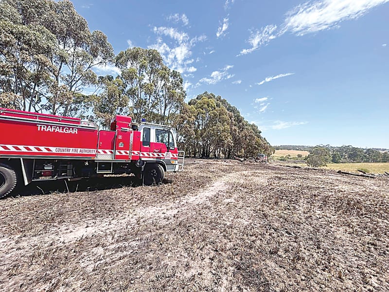 Grass fire warning post image