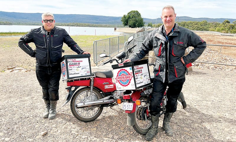 Postie bike adventure supports regional health post image