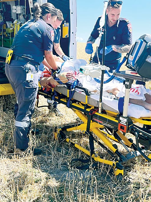 Cameron grateful for care of paramedics post image